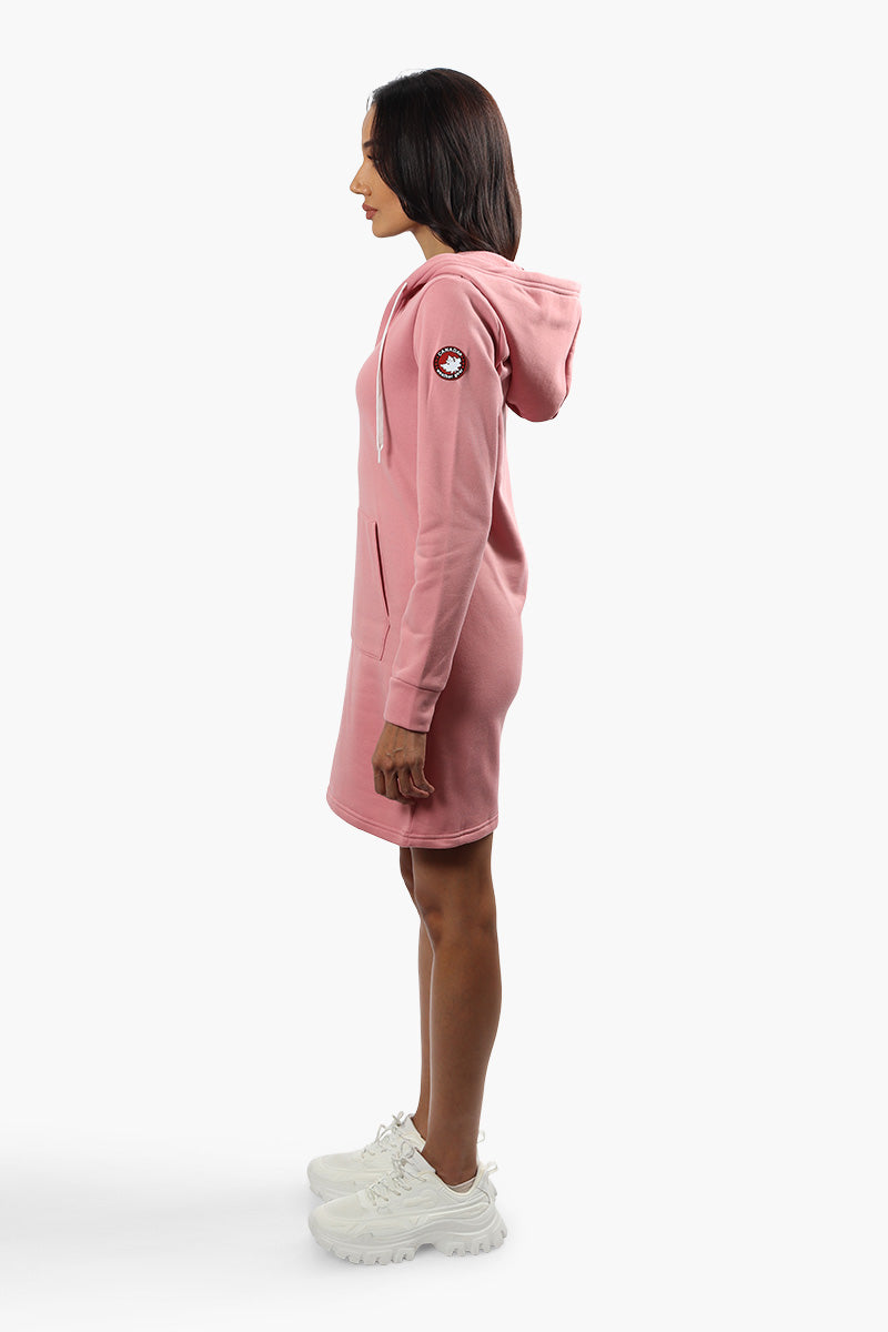 Canada Weather Gear Solid Tunic Hoodie - Pink - Womens Hoodies & Sweatshirts - Fairweather