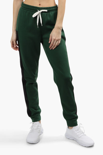 Canada Weather Gear Solid Side Stripe Joggers - Olive - Womens Joggers & Sweatpants - Fairweather