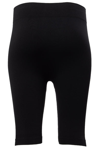 Solid Biker Shorts - Black - Womens Shorts & Capris - Fairweather