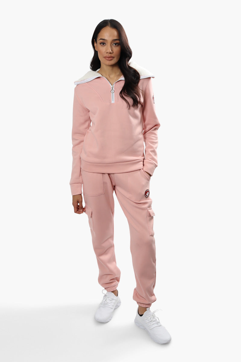 Canada Weather Gear Solid Cargo Joggers - Pink - Womens Joggers & Sweatpants - Fairweather
