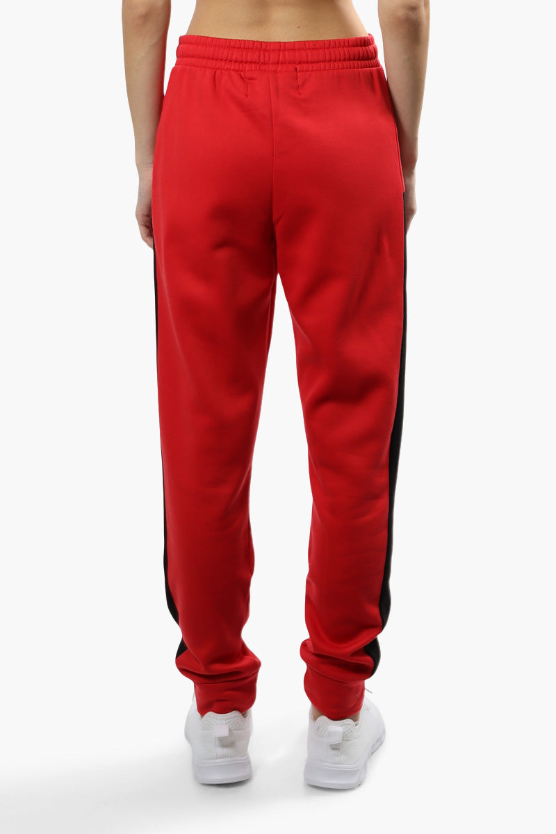 Canada Weather Gear Solid Side Stripe Joggers - Red - Womens Joggers & Sweatpants - Fairweather