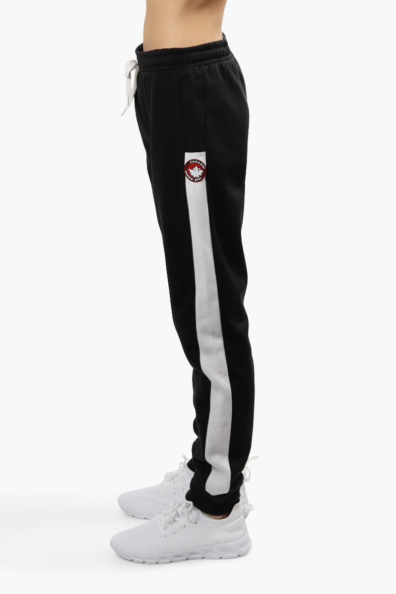 Canada Weather Gear Solid Side Stripe Joggers - Black - Womens Joggers & Sweatpants - Fairweather