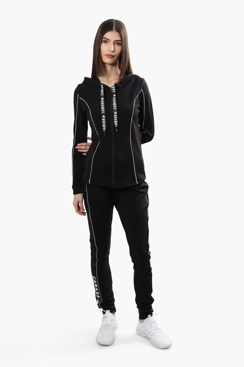 Canada Weather Gear Solid Side Panel Joggers - Black - Womens Joggers & Sweatpants - Fairweather