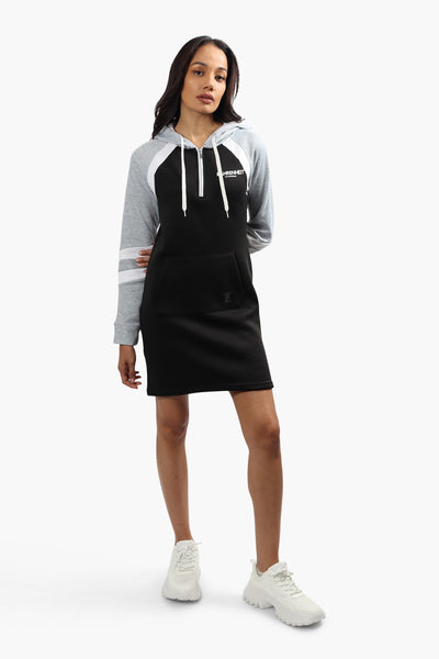 Fahrenheit Half Zip Tunic Hoodie - Black - Womens Hoodies & Sweatshirts - Fairweather