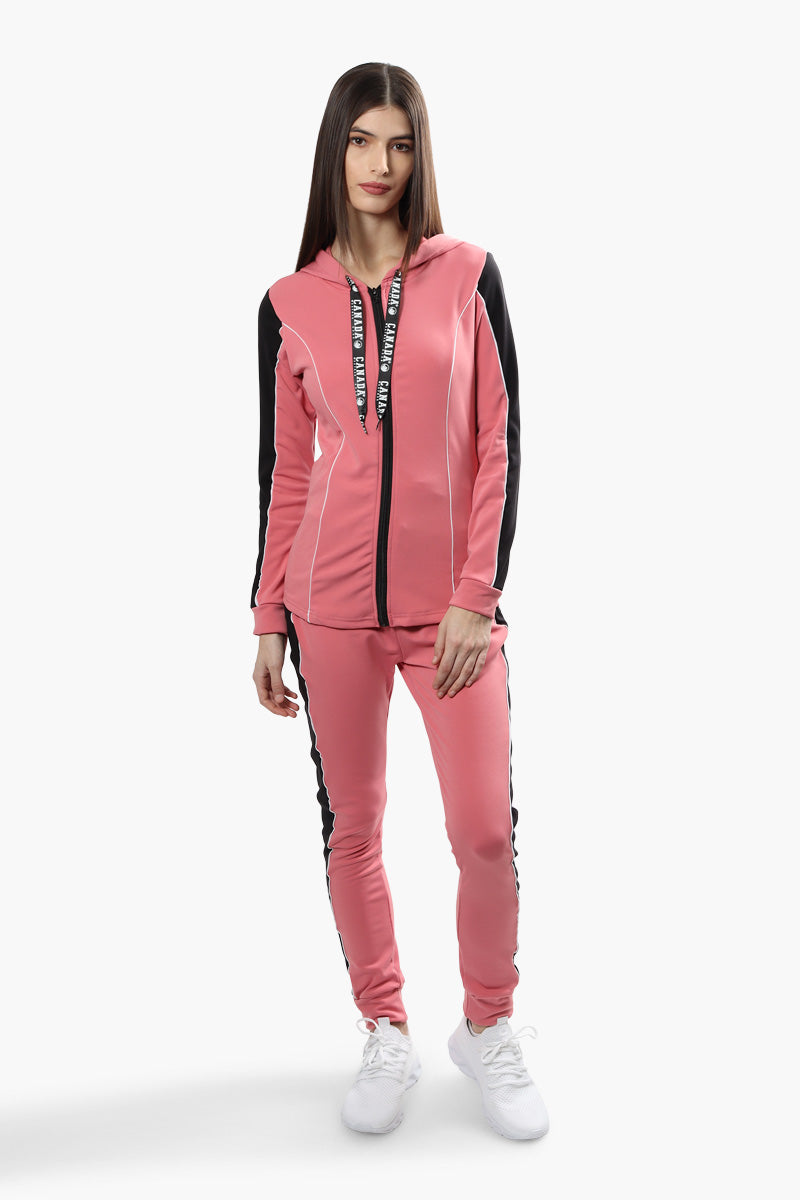 Canada Weather Gear Solid Side Panel Joggers - Pink - Womens Joggers & Sweatpants - Fairweather