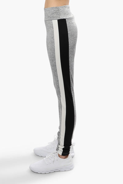 Canada Weather Gear Solid Side Stripe Leggings - Grey - Womens Leggings - Fairweather