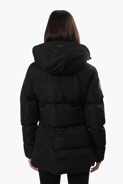 Canada Weather Gear Flap Pocket Parka Jacket - Black - Womens Parka Jackets - Fairweather