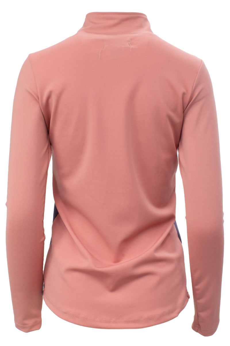 Fahrenheit Zip Front Side Striped Lightweight Jacket - Pink - Womens Lightweight Jackets - Fairweather