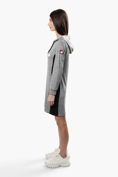 Canada Weather Gear Side Panel Tunic Hoodie - Grey - Womens Hoodies & Sweatshirts - Fairweather