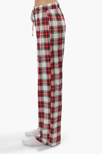 Canada Weather Gear Plaid Print Pajama Pants - Red - Womens Pajamas - Fairweather