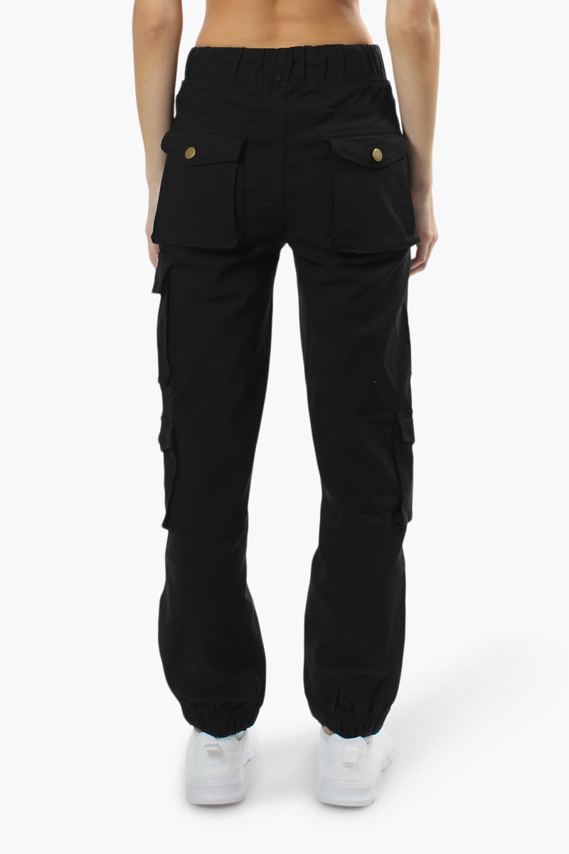 Urbanology Flap Pocket Cargo Pants - Black - Womens Pants - Fairweather