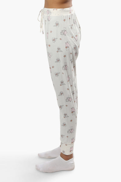 Cuddly Canuckies Pet Print Pajama Pants - White - Womens Pajamas - Fairweather