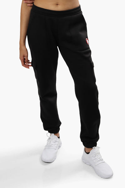 Canada Weather Gear Solid Cargo Joggers - Black - Womens Joggers & Sweatpants - Fairweather
