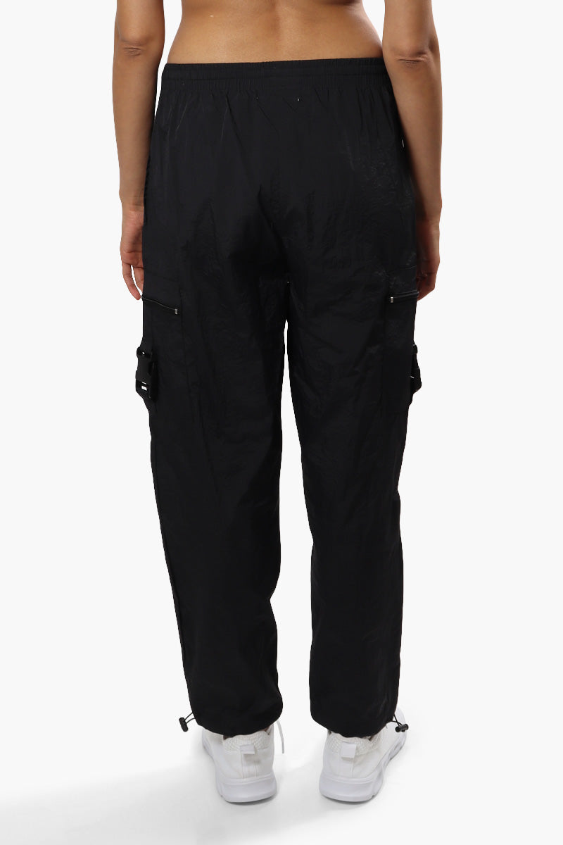 Urbanology Cargo Parachute Pants - Black - Womens Pants - Fairweather