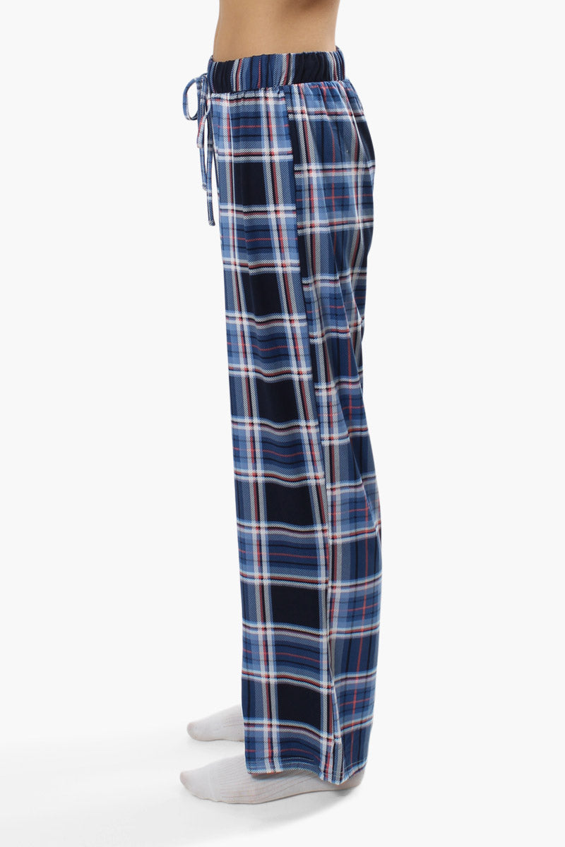 Canada Weather Gear Plaid Print Pajama Pants - Blue - Womens Pajamas - Fairweather