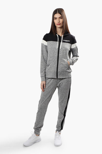 Fahrenheit Colour Block Front Zip Hoodie - Grey - Womens Hoodies & Sweatshirts - Fairweather