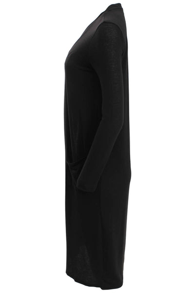 Majora Long Sleeve Open Front Cardigan - Black - Womens Cardigans - Fairweather